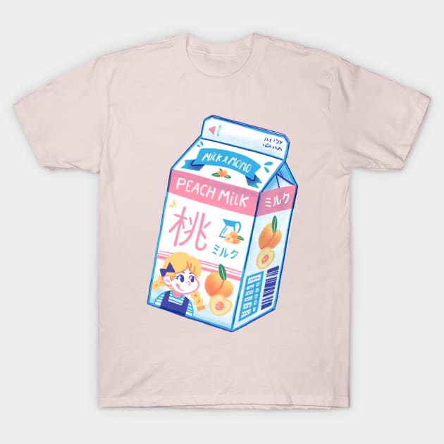 Peach Milk T-Shirt by frankielong@hotmail.co.uk